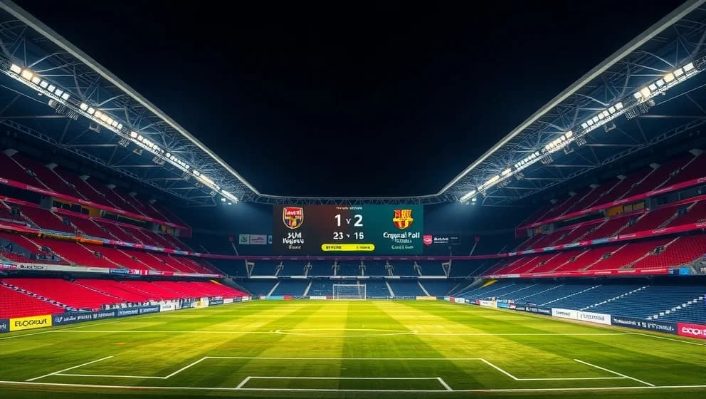 Poängställning i Atlético Madrid mot Real Madrid
