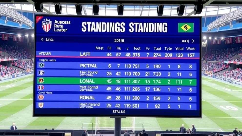 Poängställning i Liverpool WFC igenom säsongen