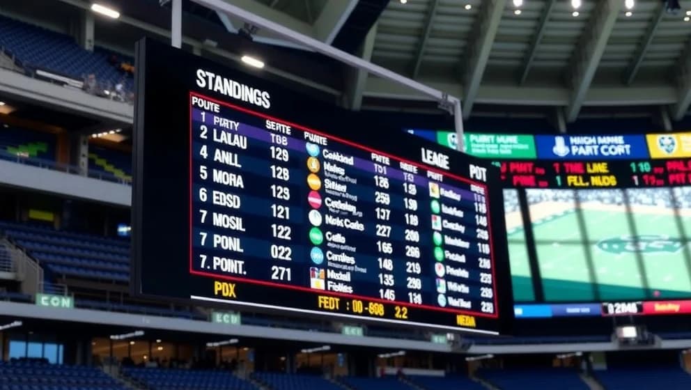 Poängställning i Pisa SC för denna säsong