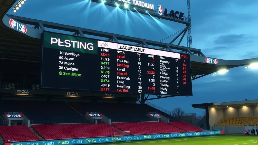 Poängställningen i Newcastle mot Man City