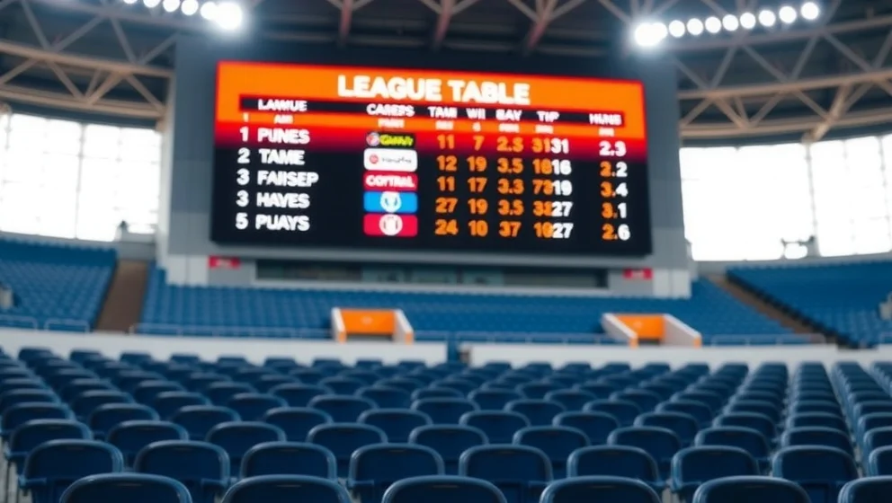 Poängställningen i Real Oviedo nu