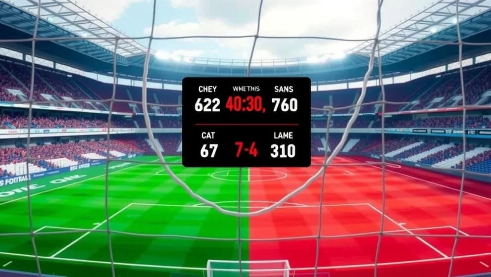 Poängställningen mellan Newcastle och Brentford